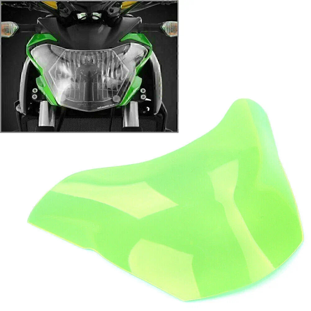 Headlight Shield Guard with Green Lens for Kawasaki Z650 (2017-2018)