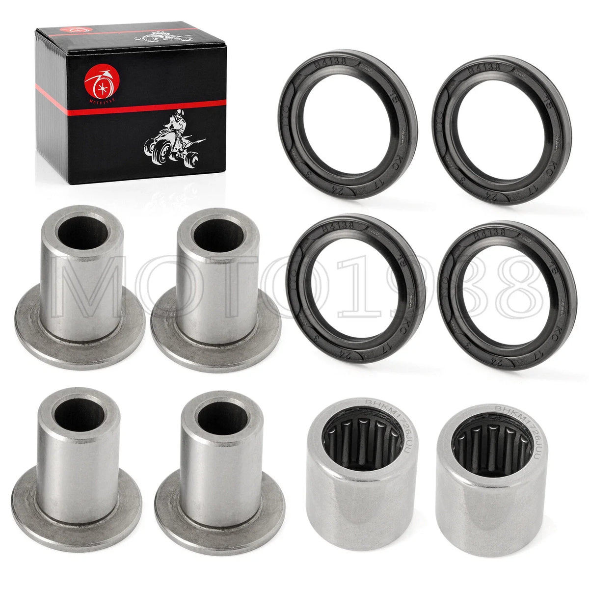 2X Front Upper A-Arm Bushing Bearing Kit for Suzuki LTZ400 (2003–2014)