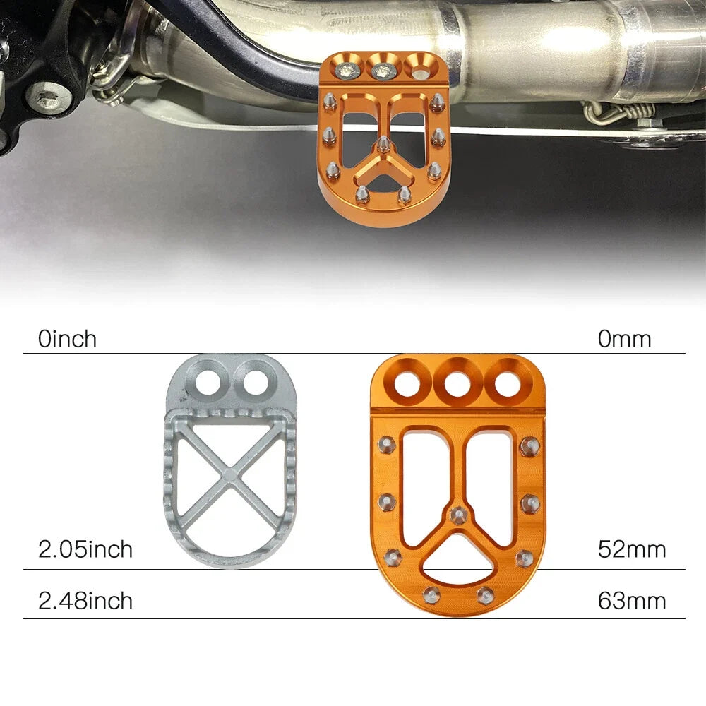 CNC Brake Pedal Tip for KTM 1050 Adventure/R (2015–2016), 1090 Adventure R (2017–2018), 1190 Adventure/R (2013–2016)