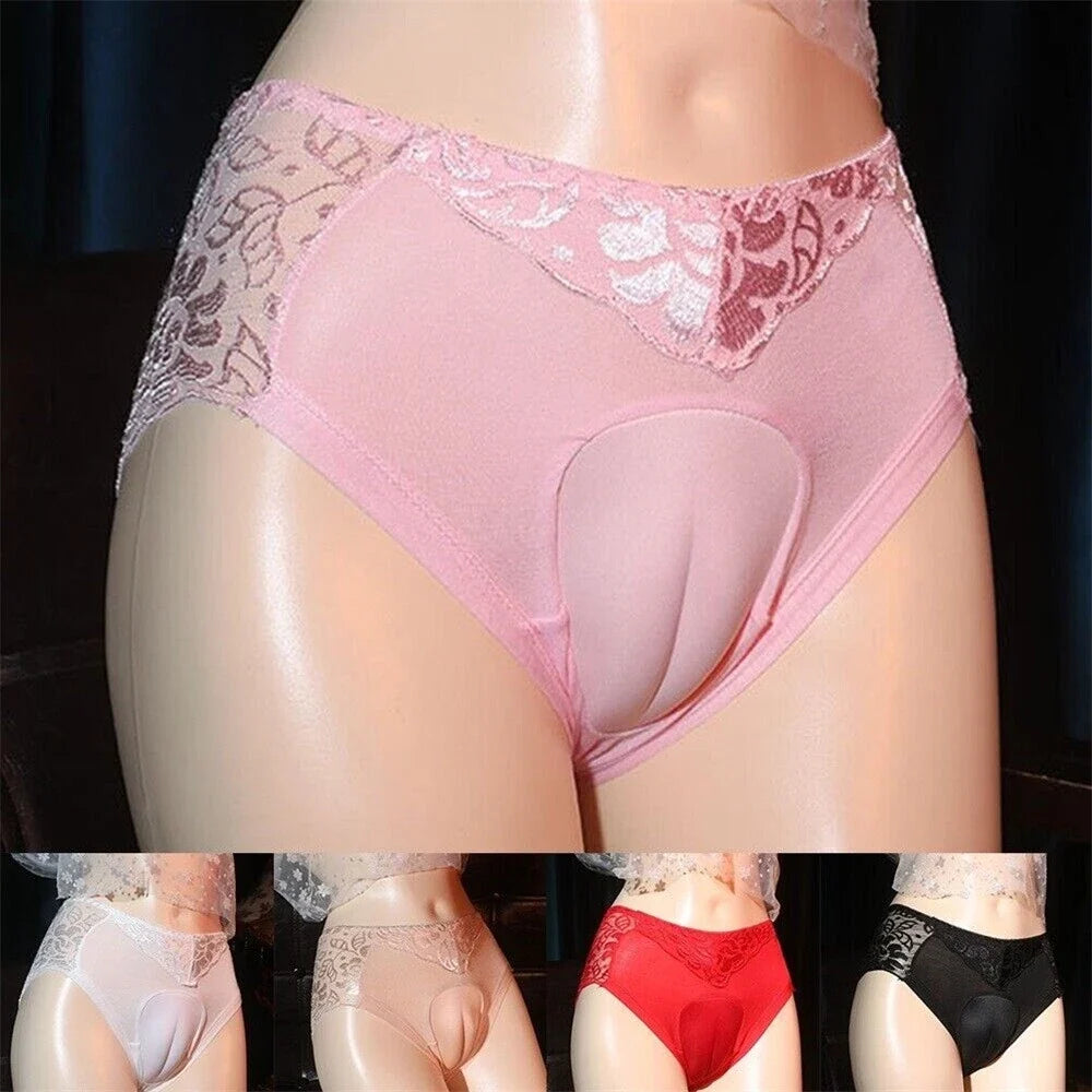 Men & Women Lace Briefs - Crossdress 2X Set
