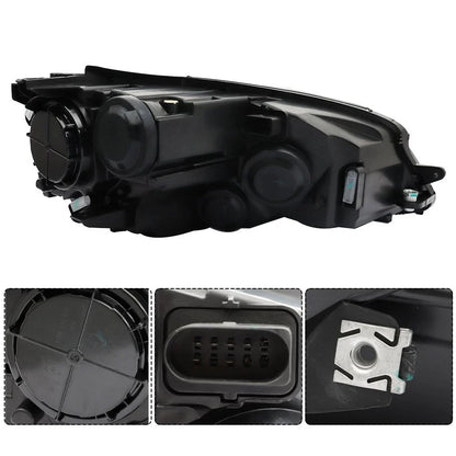 2015-2017 Volkswagen Golf LH Clear Lens Halogen Headlight Replacement