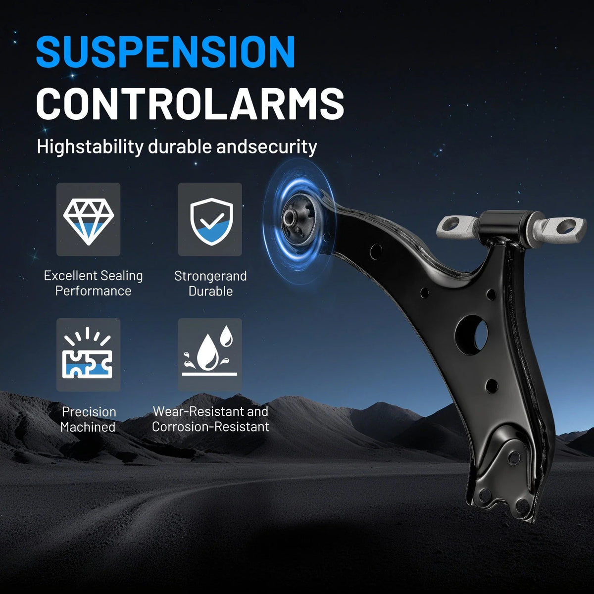 Front Control Arm Ball Joints and Sway Bars for 1997-2006 Toyota Camry