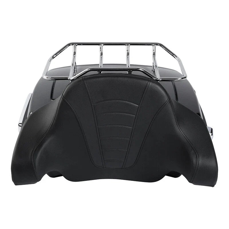 Chopped Trunk Backrest Rack Mount for Touring Harley 2009-2013