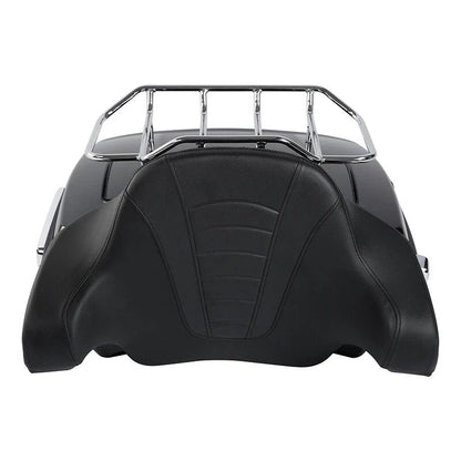 Chopped Trunk Backrest Rack Mount for Touring Harley 2009-2013