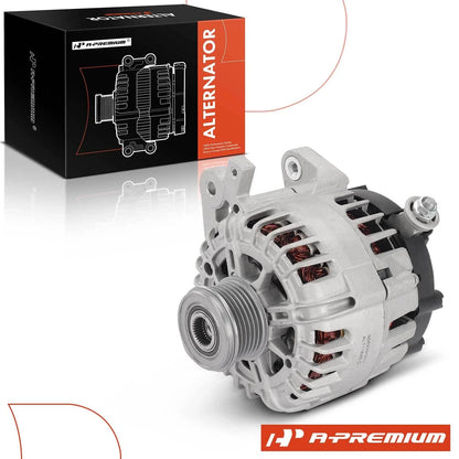 Alternator for Nissan Rogue (2014–2020) L4 2.5L 120A 6-Groove