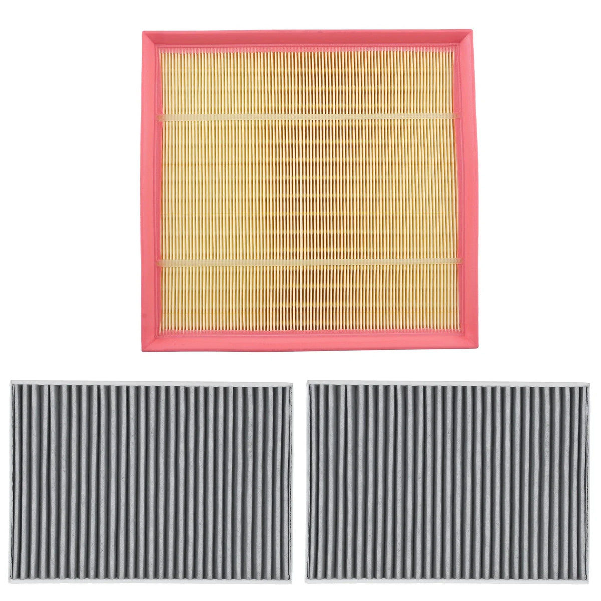 Engine Air Filter Cabin Set of 3 for BMW 530i (2017-2018) & X6 (2019)