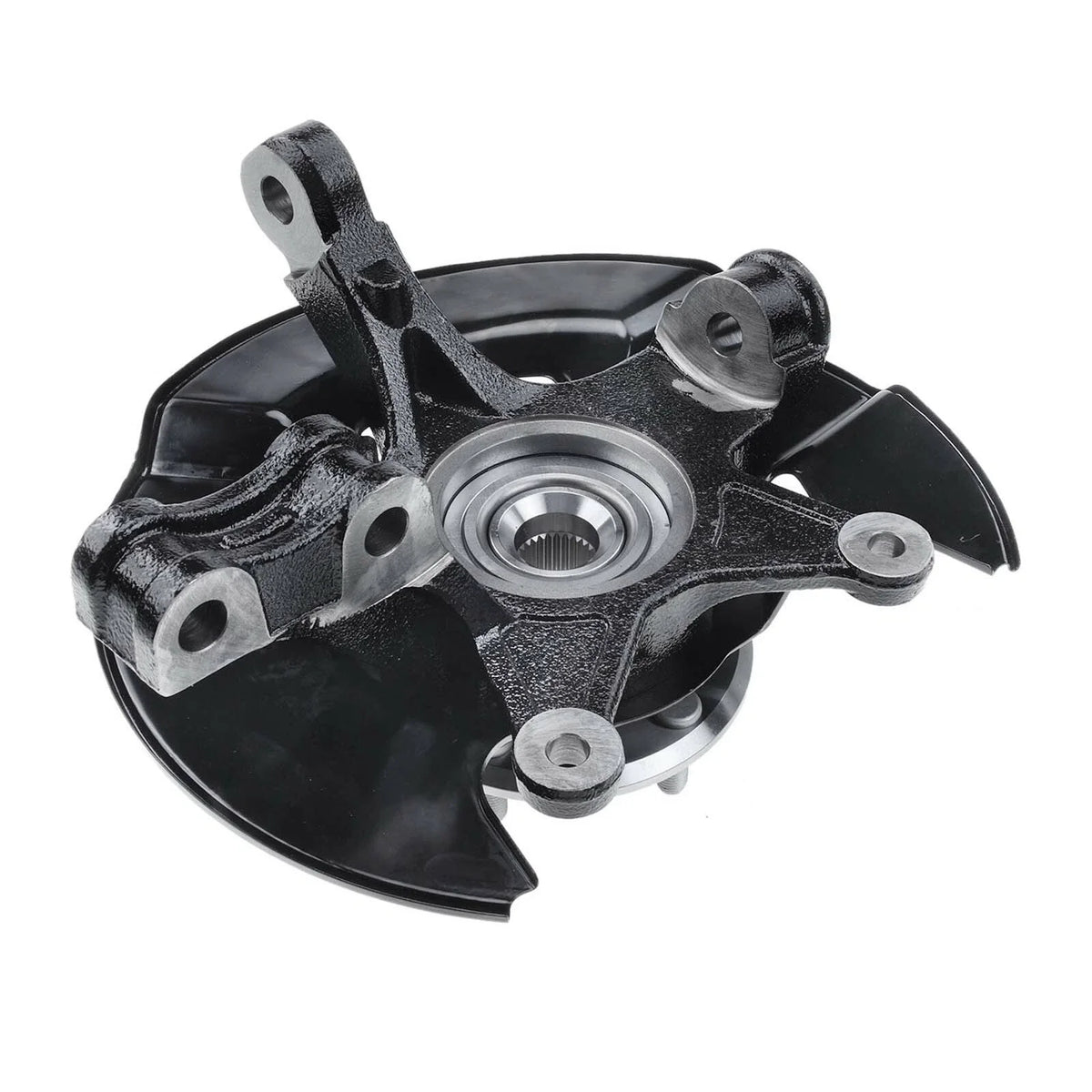 Pair of Front Hub Bearings & Steering Knuckles for Honda Pilot 2003-2004