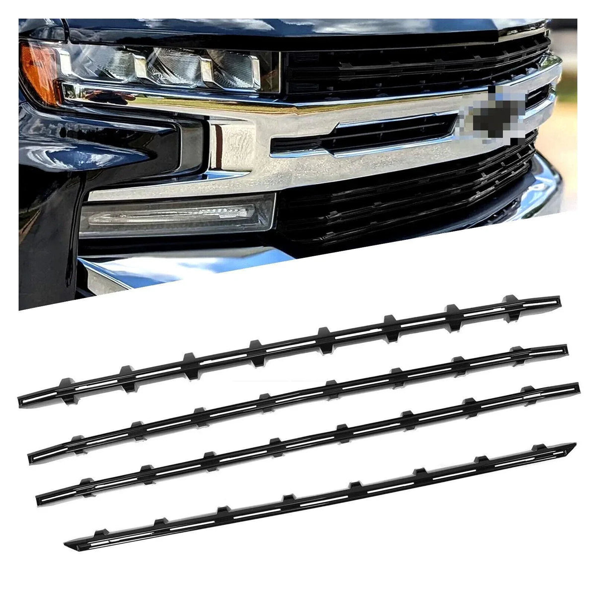 Grille Insert Trim for Silverado 1500 (2019-2021) Chevy