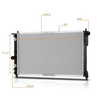 Aluminum Core Radiator DPI-2381 for Daewoo Leganza/Nubira (1999–2002)