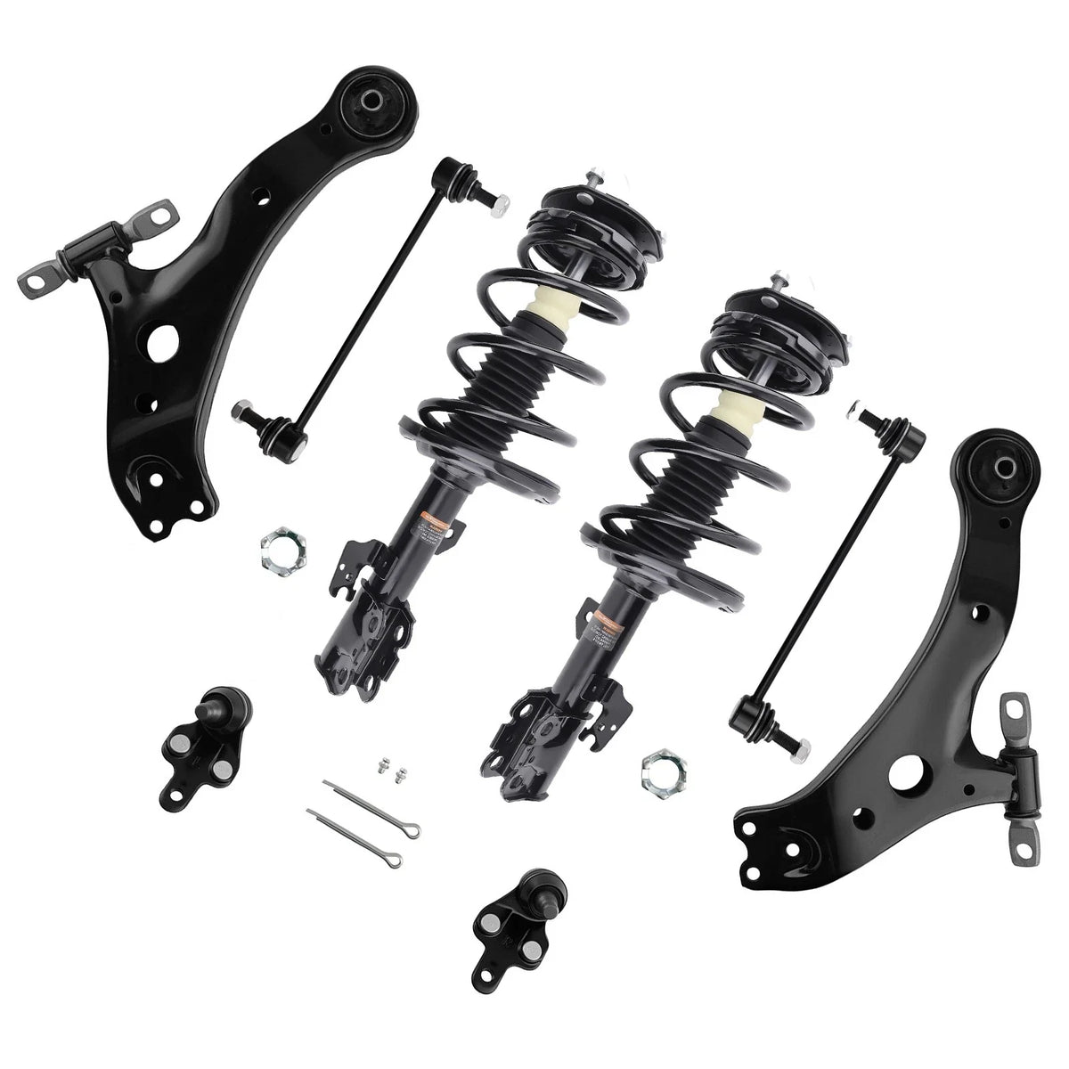 8PC Front Struts & Control Arm Kit for Toyota Camry Solara, Lexus ES330 (2004–2006)