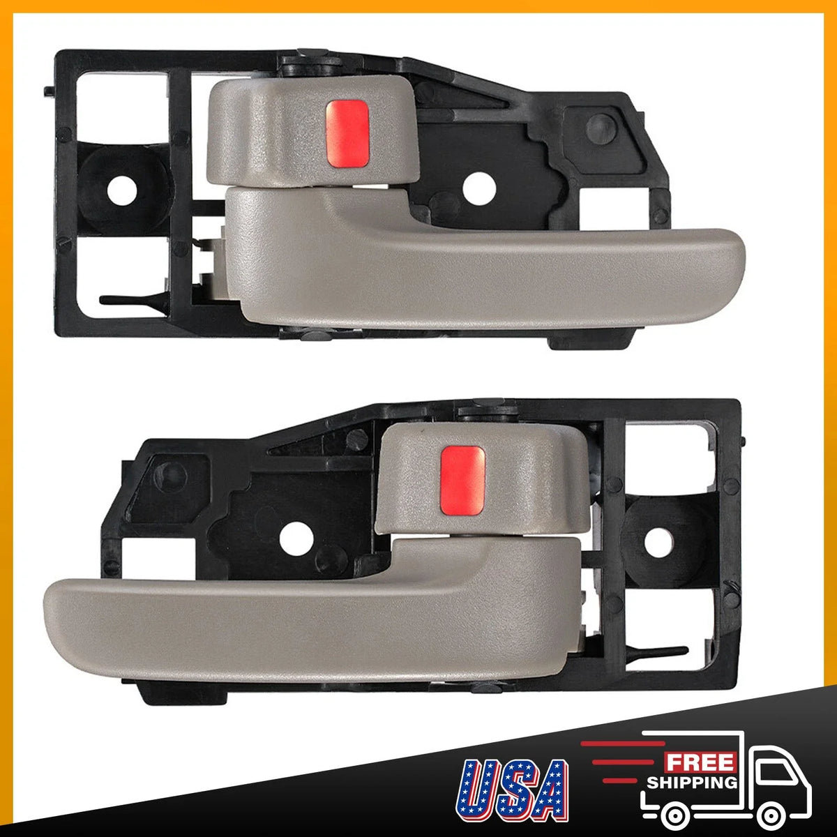 Pair Interior Door Handles for Toyota Tundra (2000–2006)