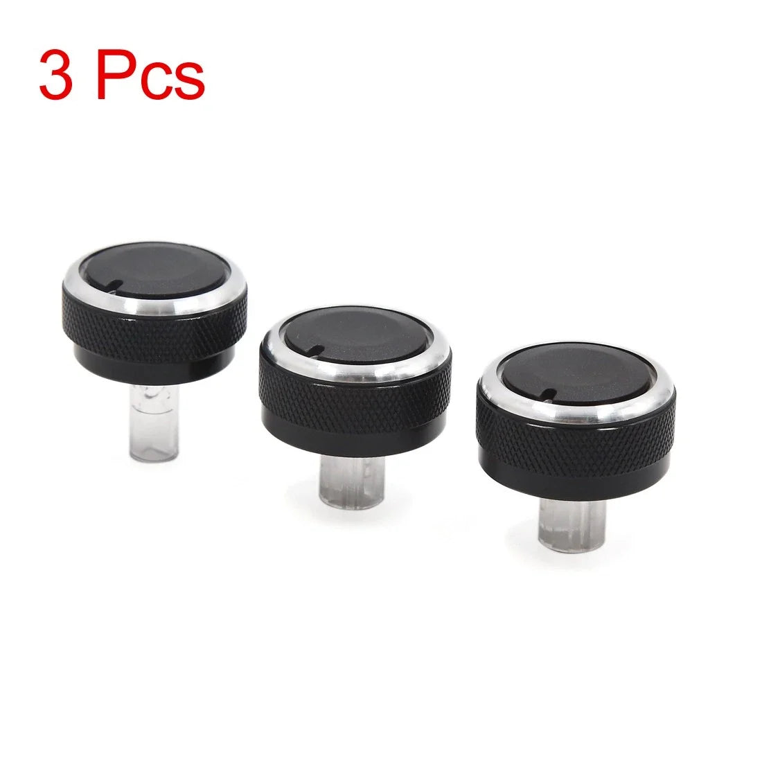 3Pcs Air Conditioning Heater Control Switch Knob for Mazda 2 (2007–2014)