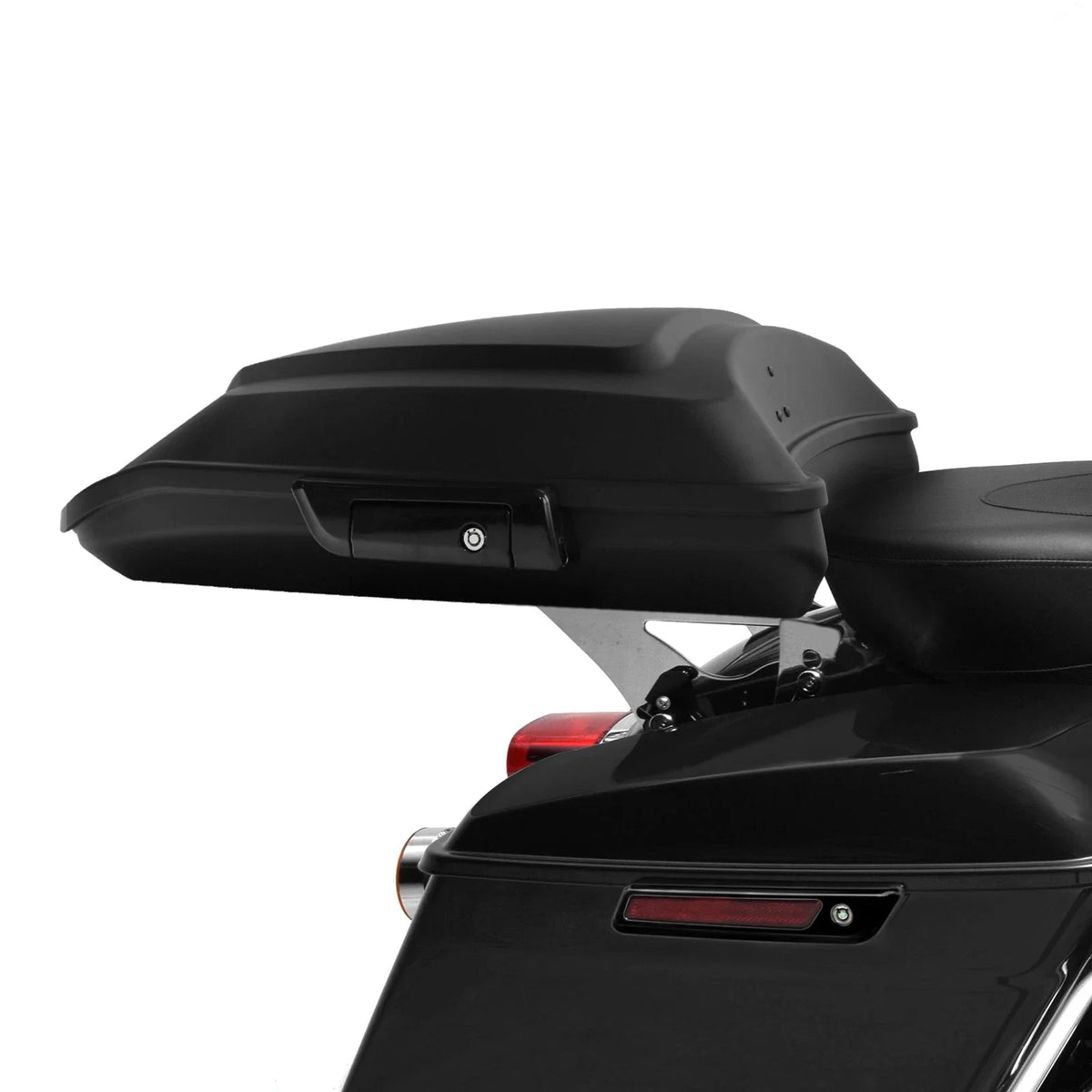 Matte Black Razor Trunk for Road Glide Harley Touring 2014-2024