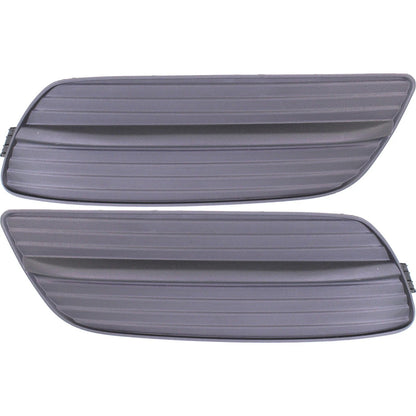Fog Light Cover Set for Honda Civic (2012) Left & Right Dark Gray