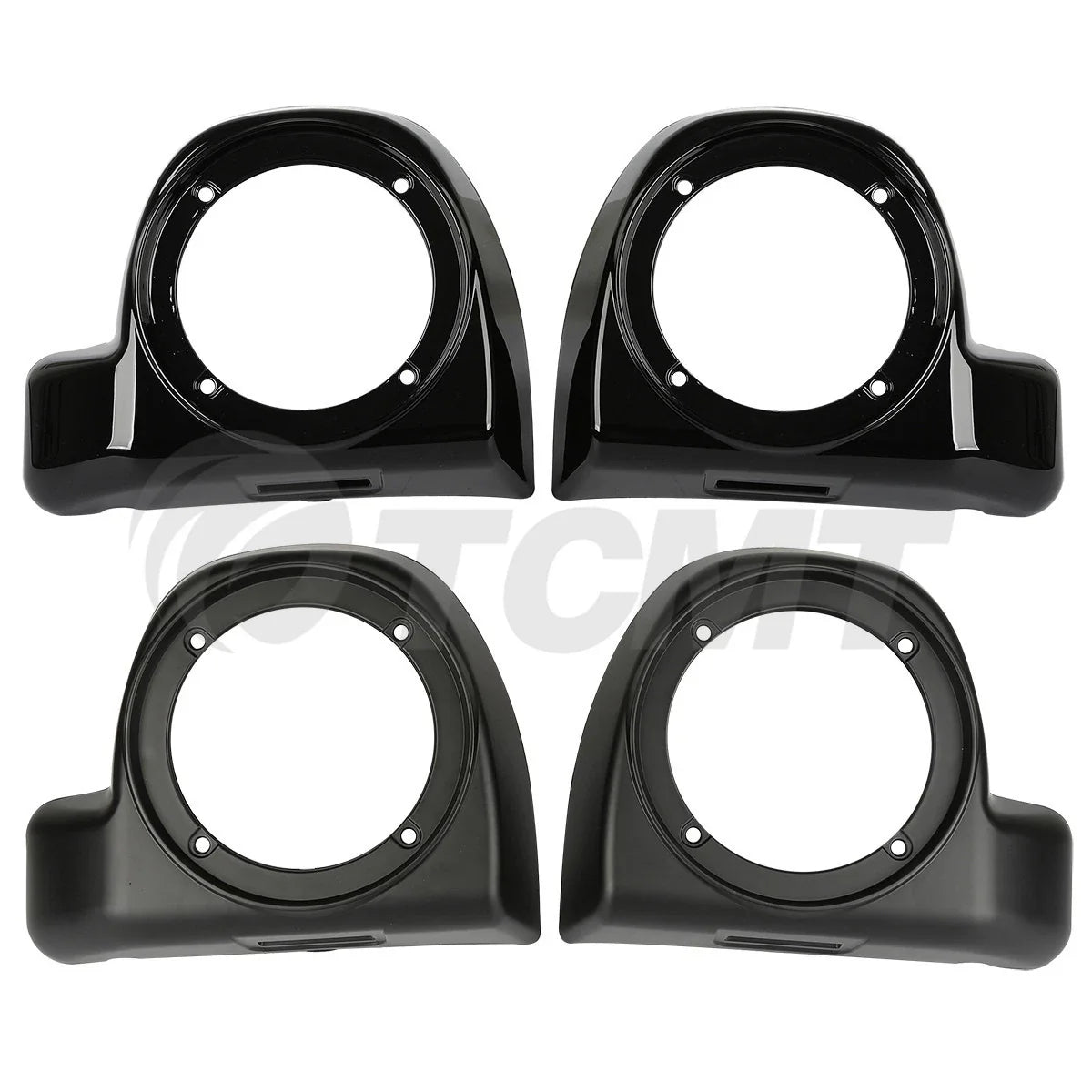 Lower Fairing Speaker Boxes for Harley Touring Models 2014-2024 - Black