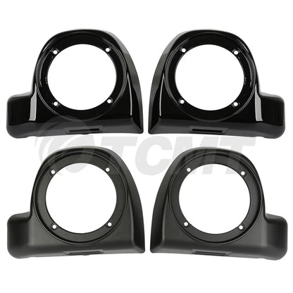 Lower Fairing Speaker Boxes for Harley Touring Models 2014-2024 - Black