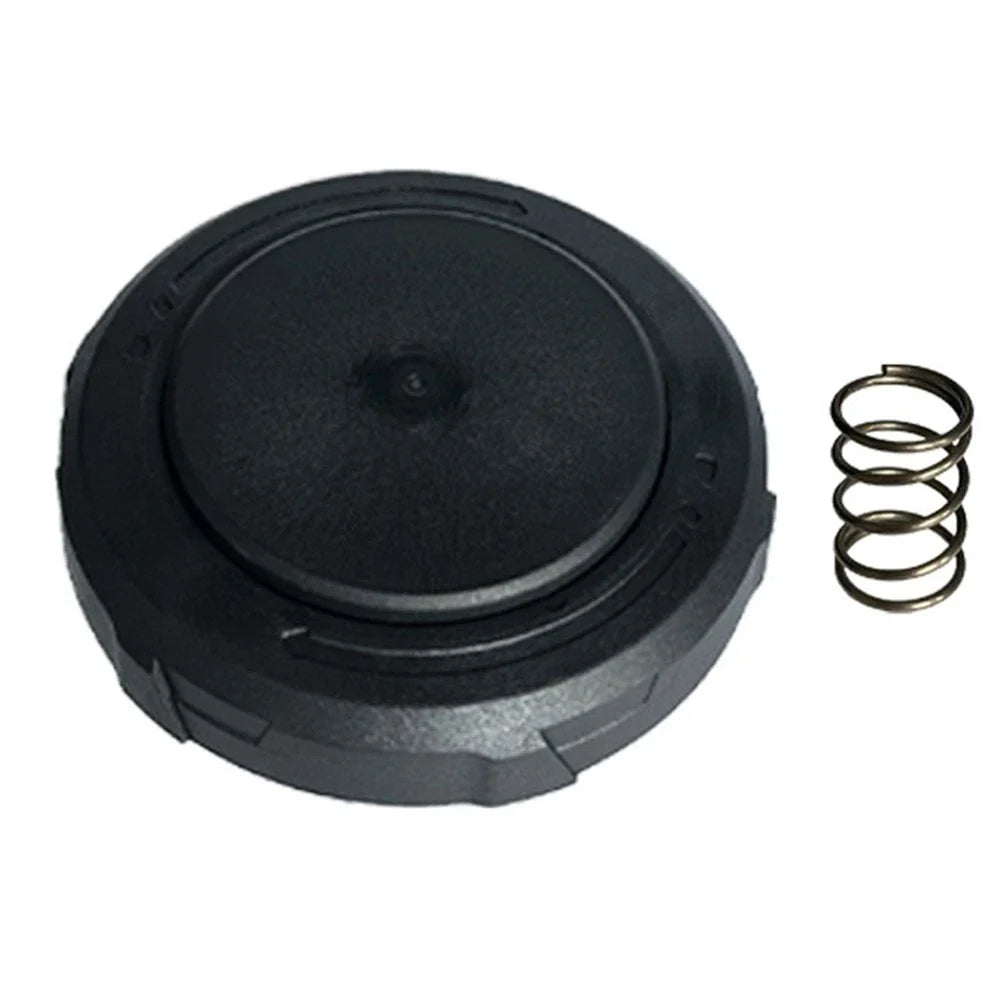 Replacement grass cutting head cover spring and base for outdoor use