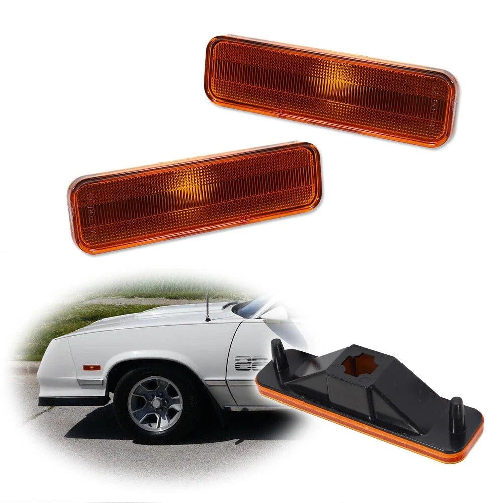 Front Side Marker Light Reflector Covers for El Camino & Caballero (1982–1987)