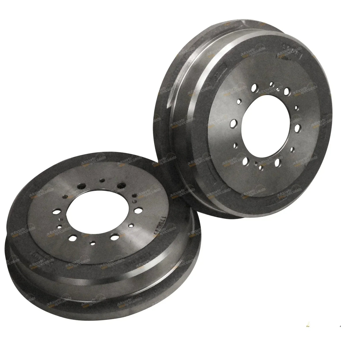 Set of 2 Rear Brake Drums for Toyota Prado 90 95 Landcruiser 1996-2002