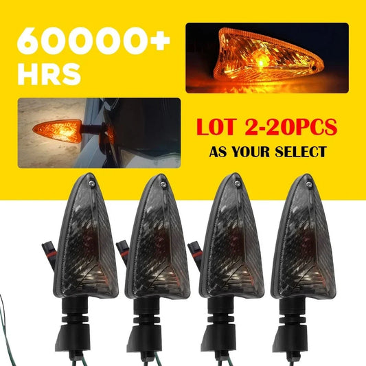 2X Smoke Turn Signal Light Indicator for BMW R1200GS F800GS F800R R1200R G310R (2013–2023)