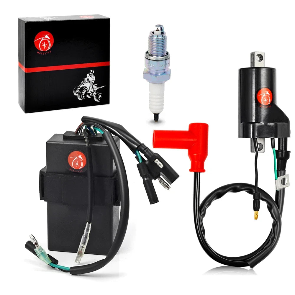 Spark Plug & Ignition Coil CDI for Honda CR80 CR85 (1996–2004) 30500-GBF-J21