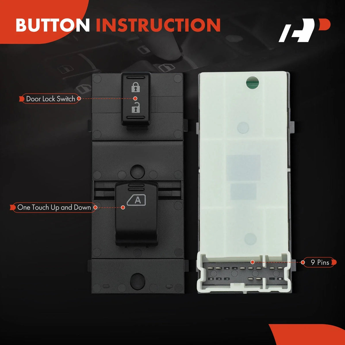 Window Control Switch for Nissan Murano (2003-2007)