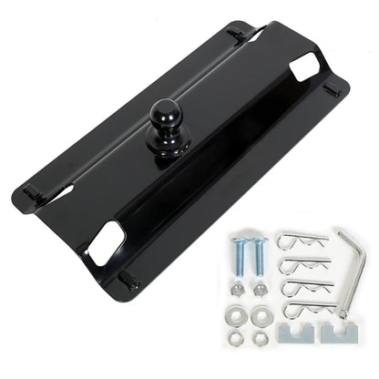 25K 5th Wheel Rail Gooseneck Hitch for 25000lb Capacity