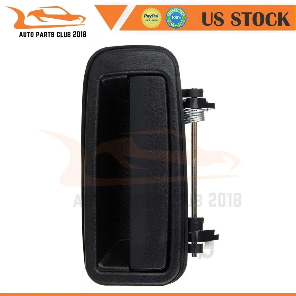 Door Handle for Toyota Corolla/Prizm (1988–1992) Black Exterior Rear Left