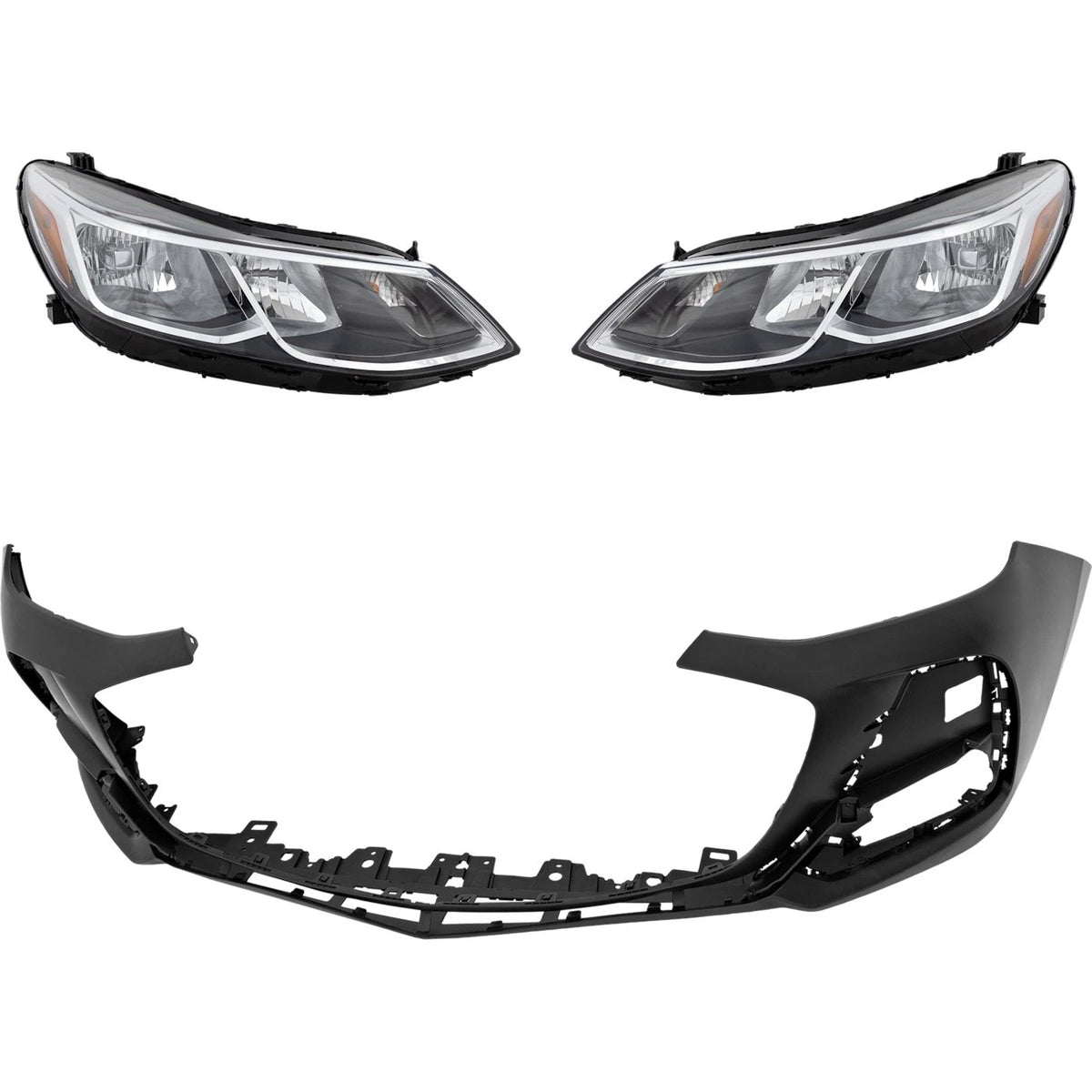 Headlight Set for Chevrolet Cruze (2019) - Driver & Passenger Side