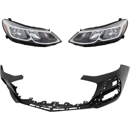 Headlight Set for Chevrolet Cruze (2019) - Driver & Passenger Side