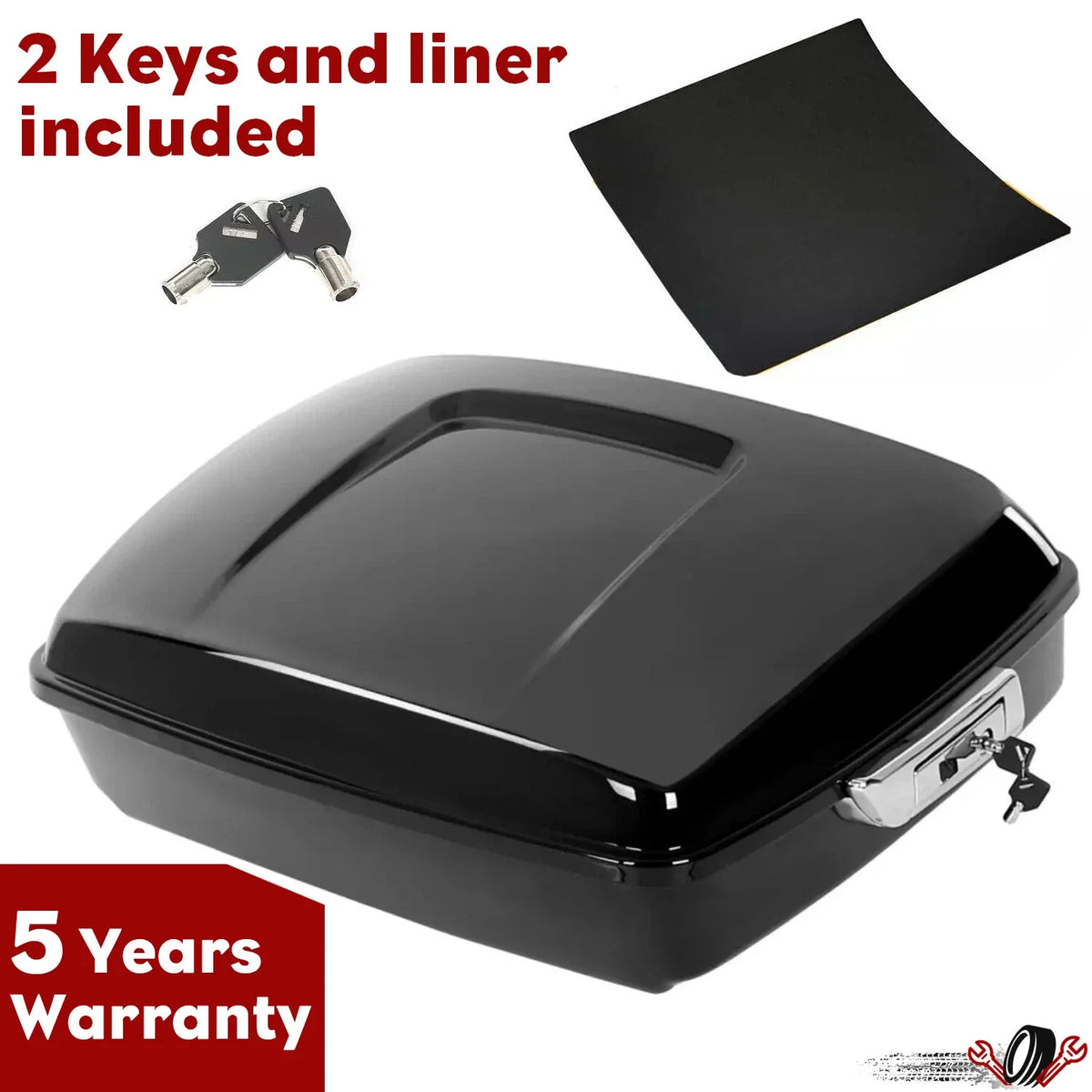 Chopped Trunk Pack for Harley Touring Street Glide Road King (2014–2026)