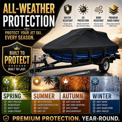 Jet Ski Cover - 600 Denier for GTX 4-TEC Sea-Doo (2002–2005)