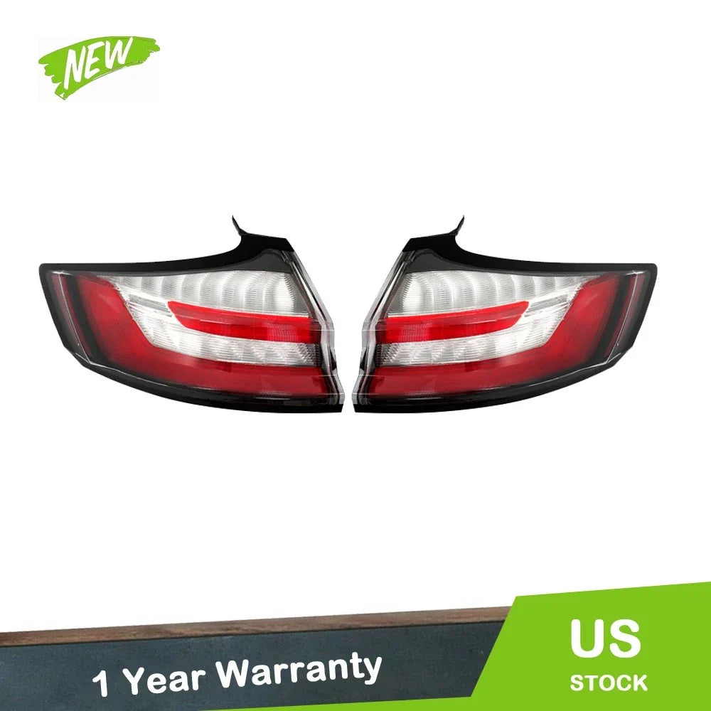 LED Rear Brake Tail Lights for Ford Edge SE SEL (2019–2023) Red
