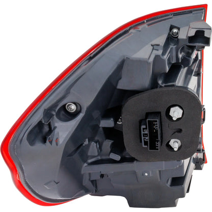 Tail Light for BMW X5 (2014–2018) Right Outer LED Clear & Red, With Bulb