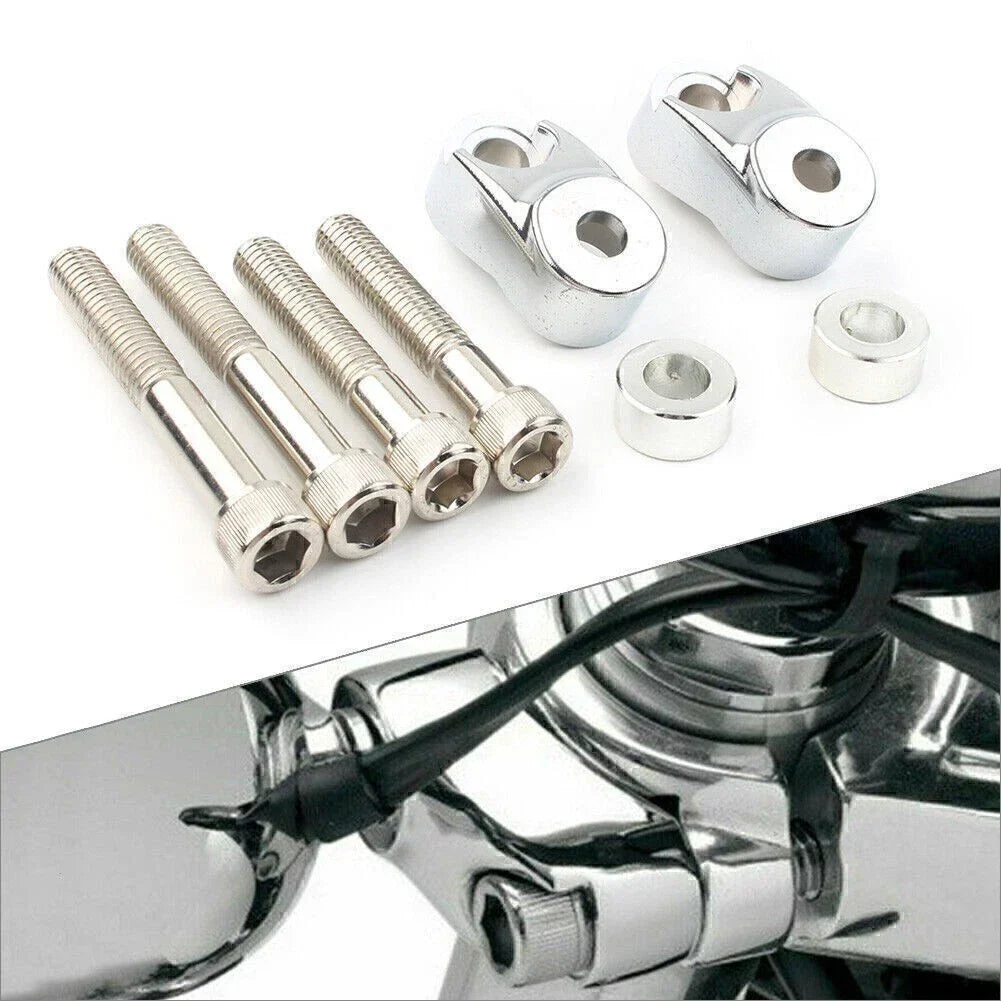 Front Mount Bracket for Turn Signal - Harley Dyna 39mm 49mm