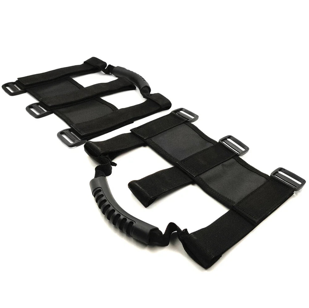 ATV & UTV Roll Bar Adjustable Grab Handle Straps - Universal Fit