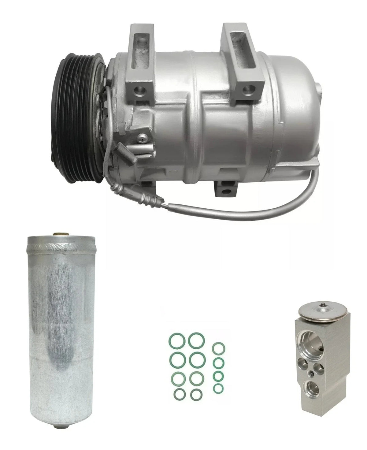 AC Compressor Kit for Volvo XC90 2.5L 2.9L (2006–2014) Without Rear AC