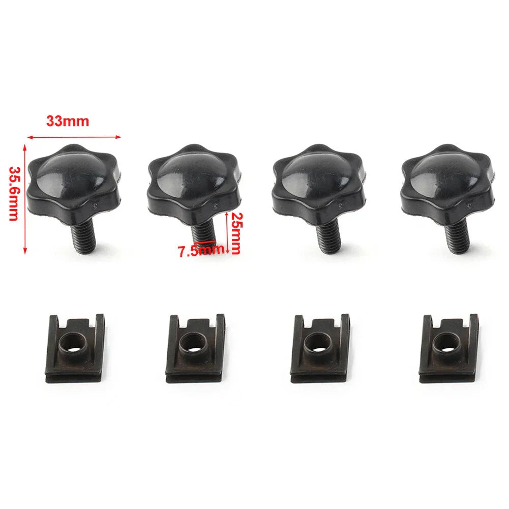 Saddlebag Lock Mounting Bolt Screws - 4pcs for Harley FLHT FLHTCU