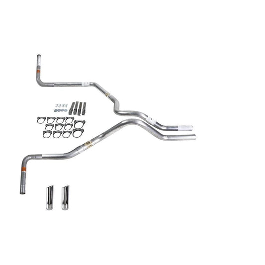 Dual Exhaust Pipe for F150 (2007–2013) 2.5" No Muffler RW Tip Side Exit