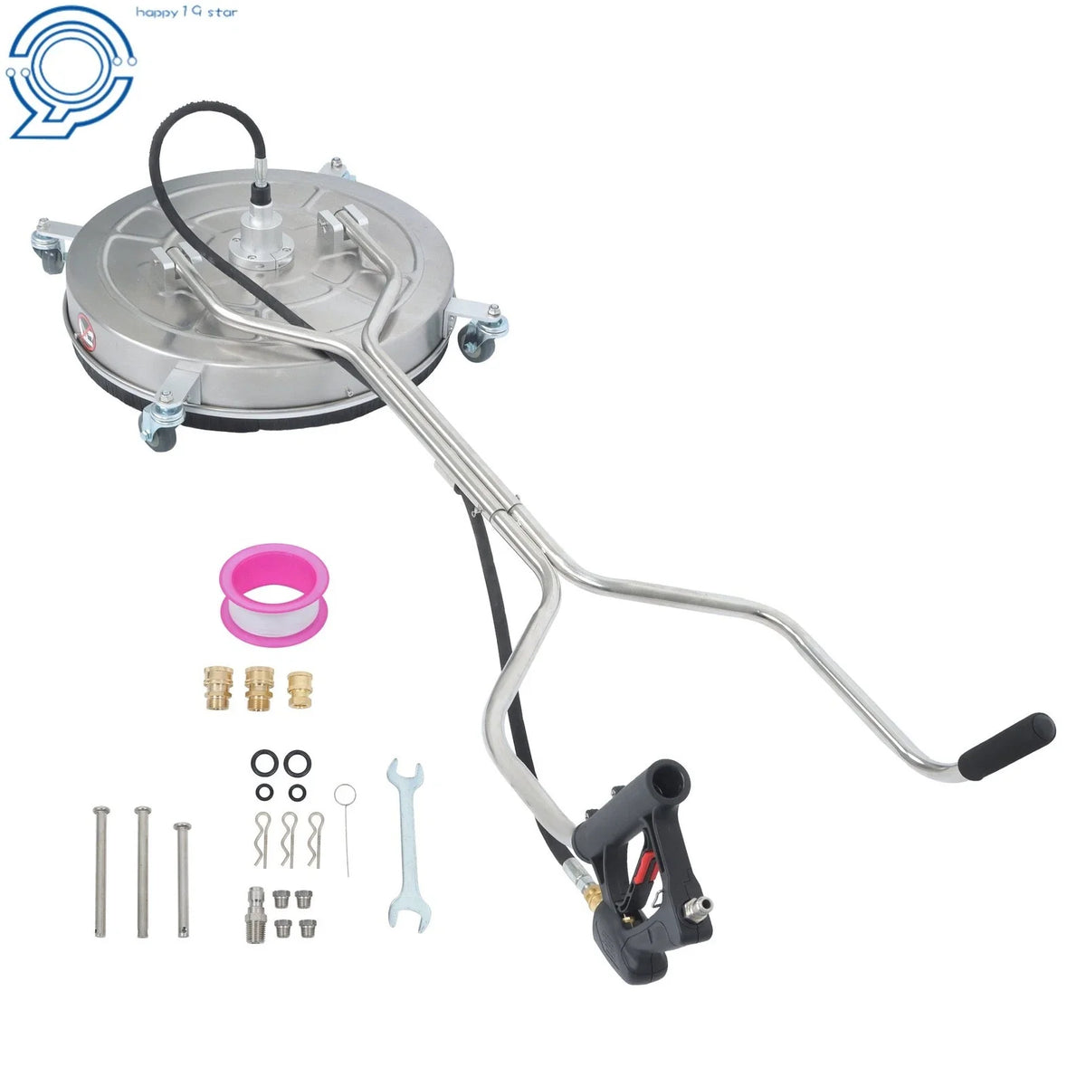 24" Pressure Washer Surface Cleaner for Concrete