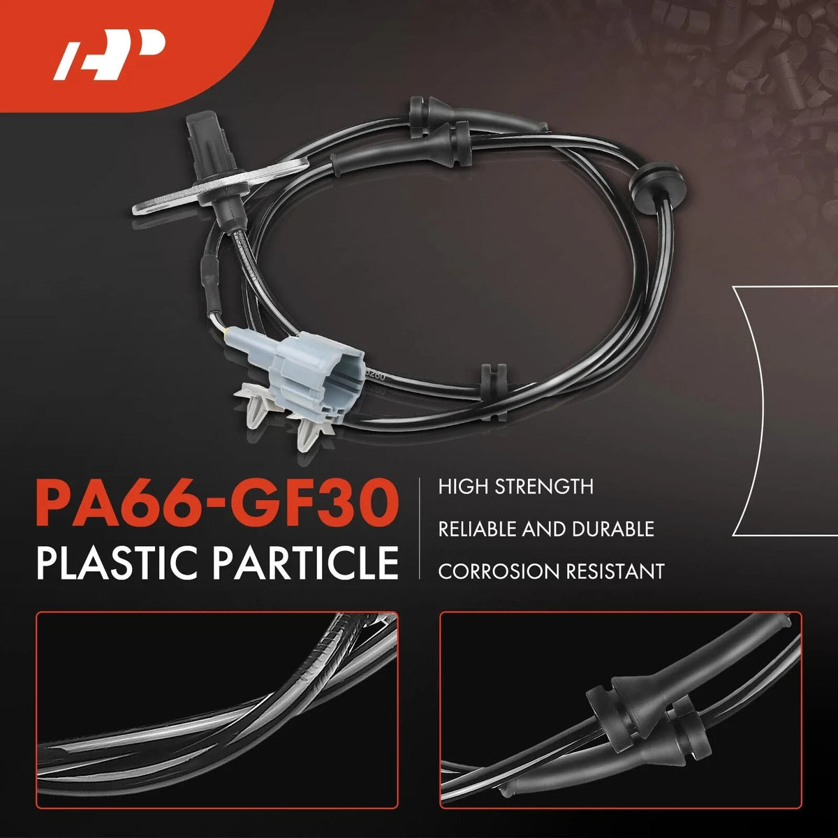 Rear Wheel Speed Sensor Pair (ABS) for Nissan Frontier 2005-2019
