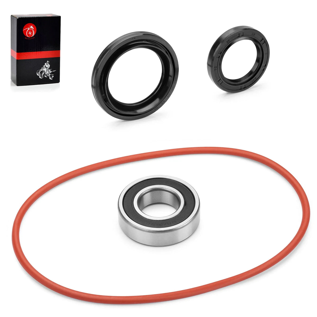 Rear Brake Drum Seal & Bearing Kit for Yamaha Grizzly/Wolverine 1999-2006