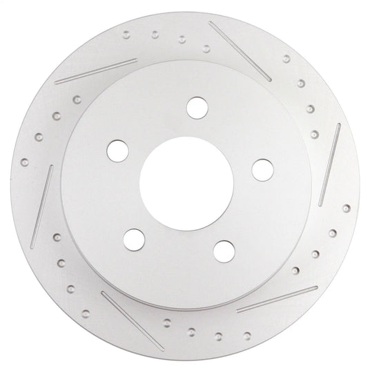 Drilled Slotted Front Rear Brake Rotor for Oldsmobile Alero Pontiac Grand (1999–2004)
