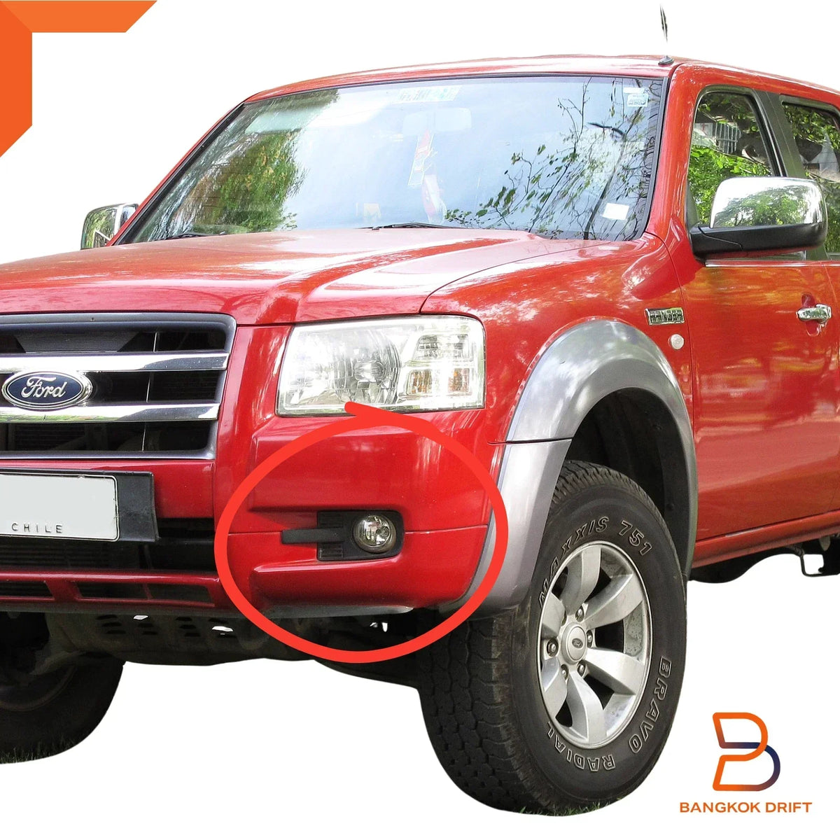Driving Fog Light Lamps H11 for Ford Ranger Ute PJ 2006-2008