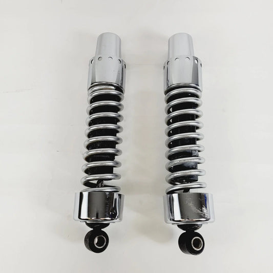 Chrome Rear Suspension Shocks 12" for Harley-Davidson Dyna (1991–2017)