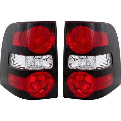 Tail Light Lamp Set for Ford Explorer (2006–2010) CAPA Lens Housing