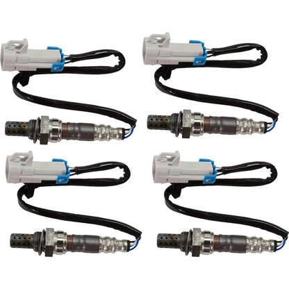 Oxygen Sensor Set of 4 for Chevy Silverado 1500 (2000–2002) 4-Wire