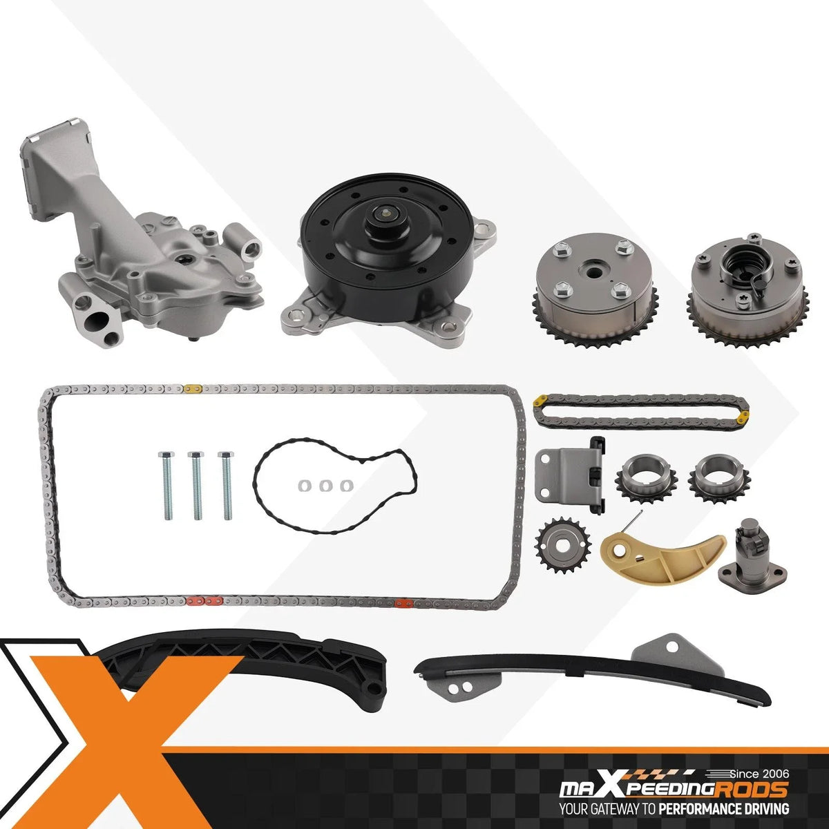 Timing Chain Kit with VVT Gears and Pumps for Toyota Corolla (2009–2015)