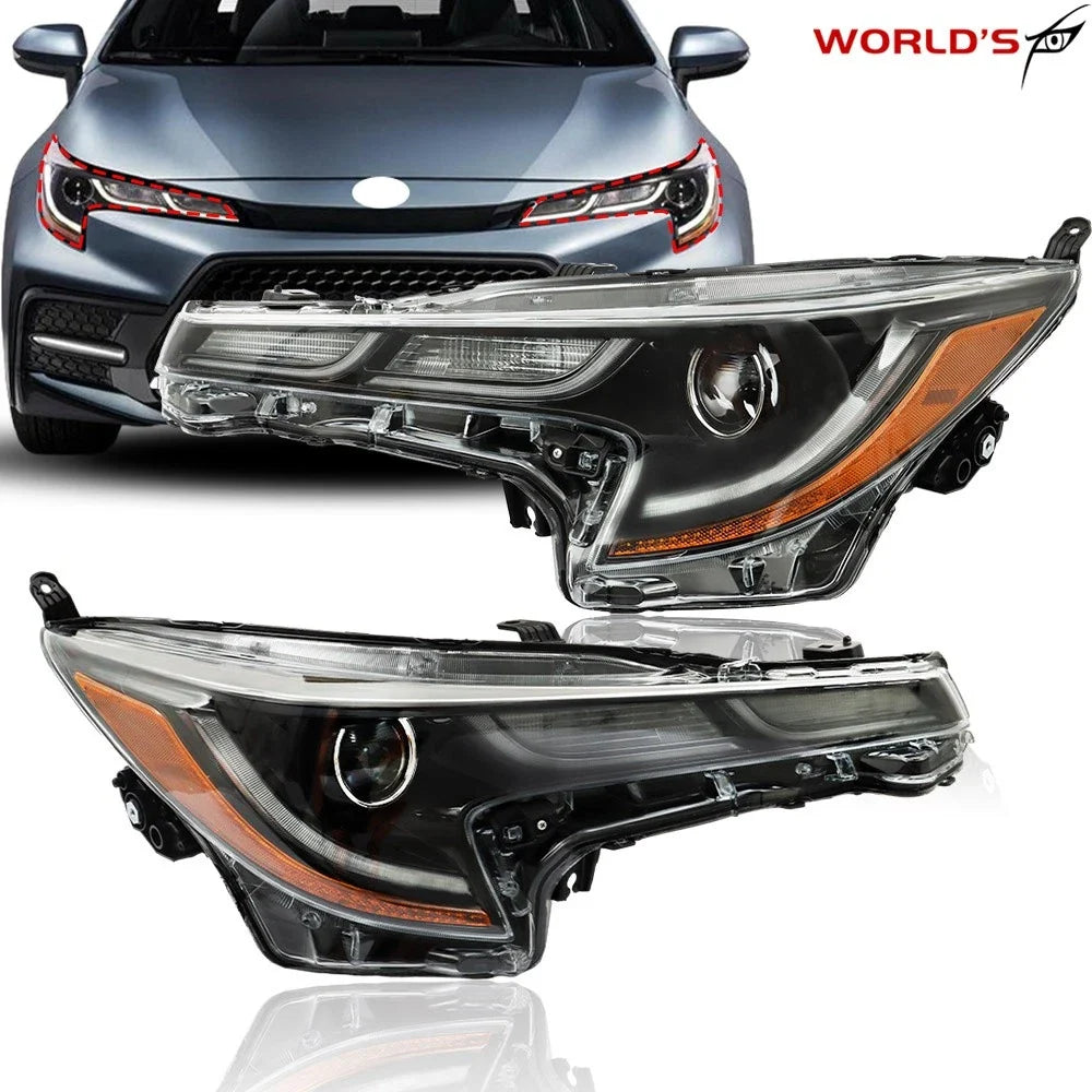 Pair LED Headlights for Toyota Corolla (2020–2022)