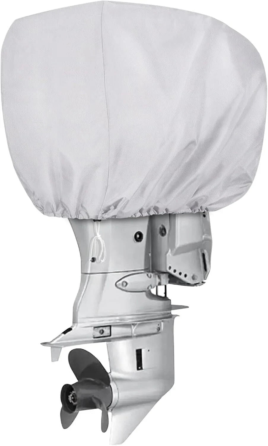 Outboard Motor Engine Cover - Silver for Universal (30-60 HP) Models